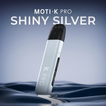 moti thai vape device เครื่อง K-PRO สี shiny silver